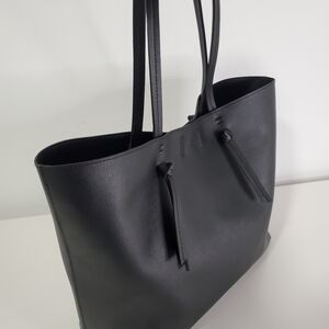 Indigo Black Tote Bag